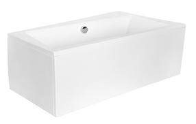 Vonia, laisvai pastatoma Besco Infinity, 100 cm x 160 cm x 55.5 cm, dešininė, balta sp.
