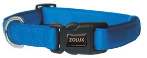 Antkaklis šunims Zolux Cushion, mėlyna sp., 360 - 520 mm x 20 mm, 36-52