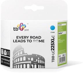 Кассета для принтера TB Print TBB-LC225XLC, циановый голубой (cyan) цв., 13 мл