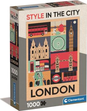 Dėlionė Clementoni Style In The City London 39844, 70 cm x 50 cm, 1000 vnt., įvairių spalvų