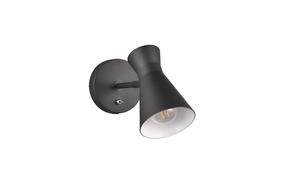 Šviestuvas sieninis Trio Enzo R20781732, E27, 1 x 10 W, juoda sp. / juoda sp.