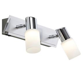 Светильник настенный Trio Clapton 821470205, LED, 3000 °К, 2 x 4.3 Вт, белый цв./хромовый цв. / хромовый цв.