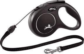 Automātiskā pavada Flexi 22627, melna krās., 5 m