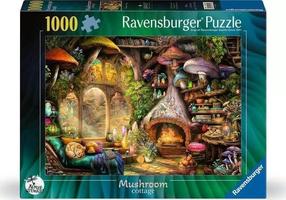 Pusle Ravensburger Mushroom Cottage, 50 cm x 70 cm, 1000 tk, mitmevärviline