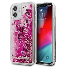 Чехол для телефона Karl Lagerfeld Glitter Floating Charms iPhone 12 mini, розовый цв., Apple
