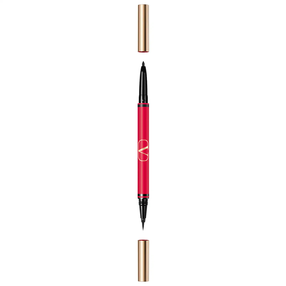 Akių pieštukas Valentino Twin Liner Double-Ended Gel, 8 g, black & rosso sp. 02
