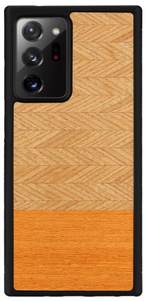 Telefona vāciņš Man&Wood Herringbone Arancia Black for Galaxy Note 20 Ultra, melna krās./oranža krās., Samsung