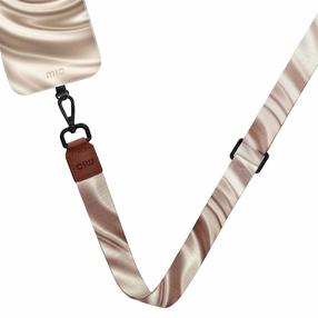 Tālruņa siksniņa Mio Lanyard Silky Dreams, brūngans krās., Universāla