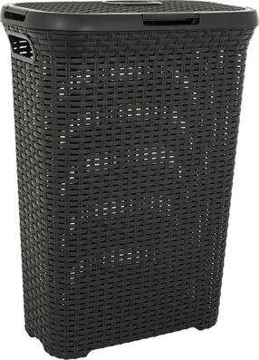 Skalbinių dėžė Curver, 40 l, ruda sp., 26.5 cm x 44.8 cm x 61.5 cm