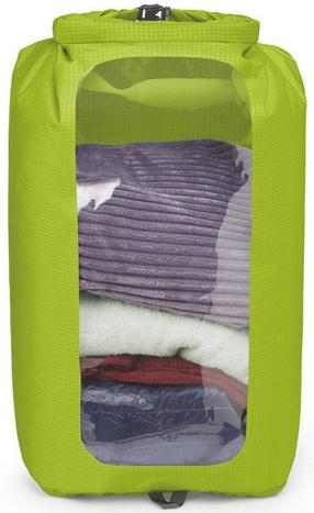 Ūdensizturīgā soma Osprey DrySack, 35 l, zaļa krās.