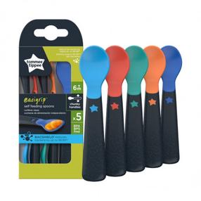 Tējkarote Tommee Tippee Easigrip Self Feeding, 6+ mēn., polifosfāts, daudzkrāsaina