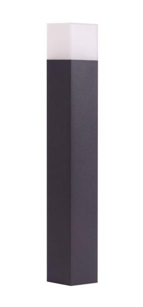 Brīvi stāvošs āra gaismeklis Su-Ma Cube, 20W, E27, IP44, melna krās., 8 cm x 58 cm