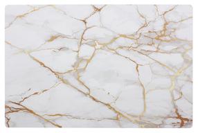Stalo padėkliukas Splendid Calcite, 43 cm x 28 cm, Aukso sp./Balta sp.