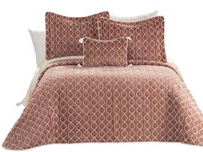 Покрывало, с наволочками Mijolnir Brilliance 773NVA1204, dusty rose цв., 250 см x 260 см