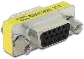 Adapteris Delock DSUB 15-pin, DSUB 15-pin, geltona sp.