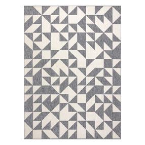 Kilimas Hacano Wink Triangle, kreminė sp./pilka sp., 170 cm x 120 cm