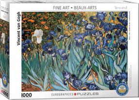 Dėlionė Eurographics Fine Art Vincent Van Gogh Irises, 67.6 cm x 48.9 cm, 1000 vnt., įvairių spalvų