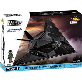 Konstruktors Cobi Armed Forces Lockheed F-117 Nighthawk 5903, 795 gab., melna krās.