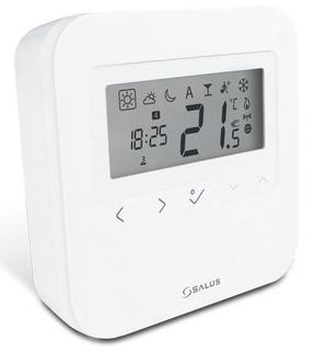 Termostaat Salus Controls, seinakinnitus, valge v., 8.5 cm, 5 - 35 °C