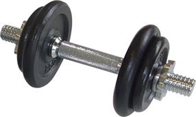 Surenkamas svarmuo Schildkrot Dumbbell Set, 10 kg, juoda sp.
