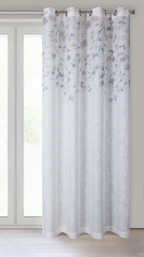 Naktinė užuolaida ZKNR-02, balta sp./pilka sp./smėlio sp., 140 cm x 250 cm