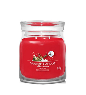 Svece, aromātiskā Yankee Candle Christmas Eve, 35 - 50 h, 368 g, sarkana krās.
