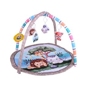 Aktivitāšu paklājiņš Play Gym Animals, 77 cm x 77 cm, daudzkrāsaina