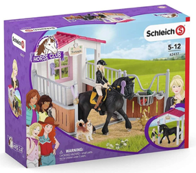 Комплект Schleich Horse Box with Horse Club Tori & Princess 42437, 20 см, многоцветный