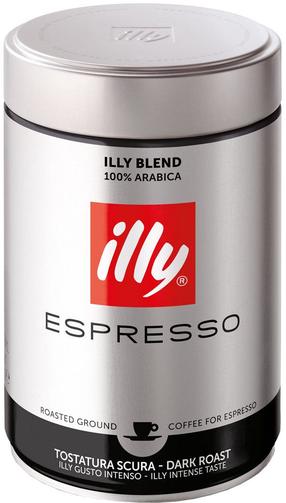 Malta kava Illy Espresso Dark Roast, 0.25 kg