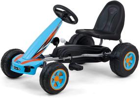 Vaikiškas sportinis kartingas Milly Mally Go-Kart, balta sp.