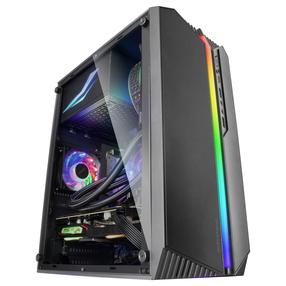 Корпус компьютера Mars Gaming MC-S1, прозрачный цв./черный цв.