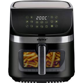 Aerogrils Alpina XXL, melna krās., 1800 W, 9 l