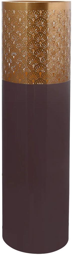 Vaza Kayoom Art Deco 1115 GOLDA-DPRP, 90 cm, aukso sp./violetinė sp.