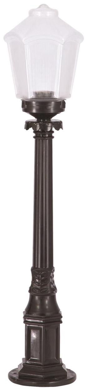 Pastatomas lauko šviestuvas Opviq BSU-68197-1BSY-M1-B, 60W, E27, IP65, juoda sp., 20 cm x 85 cm
