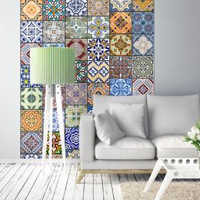 Tapetai Artgeist Colorful Mosaic WSR10M762-P, 1000 cm x 50 cm