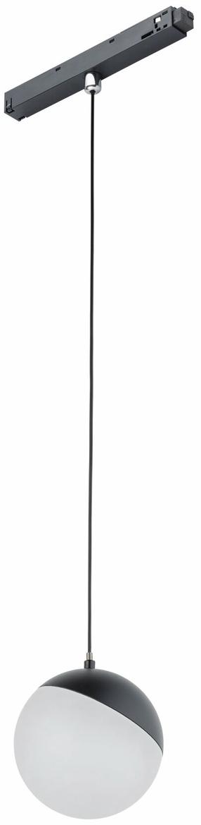 Šviestuvas bėginei sistemai Nowodvorski LVM Lid 10648, LED, 4000 °K, 1 x 8 W, balta sp. / juoda sp.