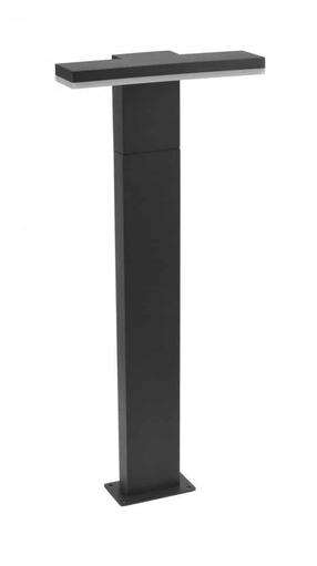 Brīvi stāvošs āra gaismeklis Su-Ma Fler, 10W, LED, IP54, pelēka krās., 24 cm x 58 cm