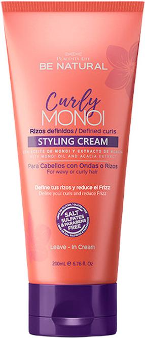 Juuksekreem Placenta Life Be Natural Curly Monoi, 200 ml