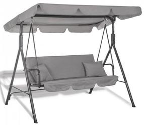 Lauko sūpynės Springos Luna GS0013, pilka sp., 110 cm x 170 cm x 150 cm
