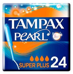 Higieniniai tamponai Tampax Pearl, Super Plus, 24 vnt.
