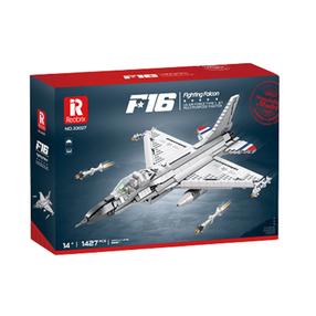 Konstruktor, lennuk F-16 Fighting Falcon, 1427 tk, valge v./hall v.