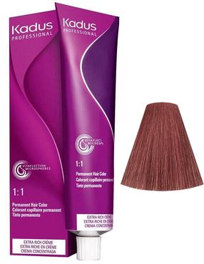 Kраска для волос Kadus Professional Permanent Color, light brunette copper violet цв., 5/46, 60 мл