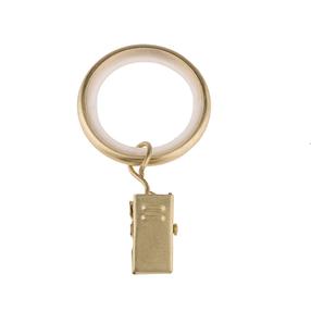 Klambritega rõngad Domoletti 90210024, 1.9 cm, kuldne v., 10 tk