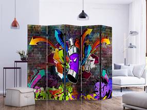 Фотообои Artgeist Graffiti: Colourful Attack II, 172 см x 225 см