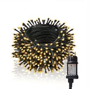 Spuldzīšu virtenes, 18 m, silti balta krās., 300 LED