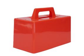 Smėlio žaislas, sniego ir smėlio plytų gaminimo forma Fun It, raudona sp., 260 mm x 127 mm