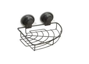 Полка для душа Gedy, 19 см x 10 см x 19 см, черный цв.
