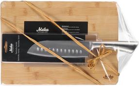 Griešanas dēlis ar nazi Maku 642727, brūna krās./sudraba krās., 39 cm x 24 cm