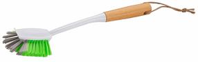 Trauku mazgāšanas birste Michelino 82313, 27 cm, brūna krās./balta krās., plastmasa/neilons/bambuss
