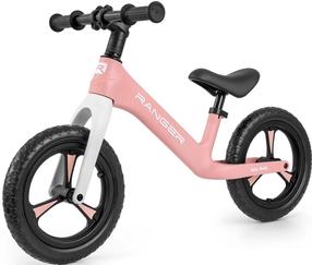 Līdzsvara velosipēds Milly Mally Ranger 5067, rozā krās., 12"